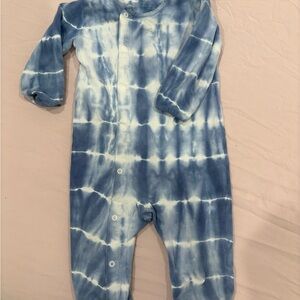 Pehr Blue Tie-Dye Kids One Piece